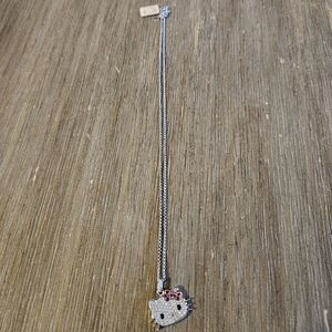 Hello Kitty Silver Plated Necklace-16 inch